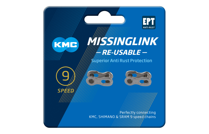 Kettingslotje KMC Missing Link 9speed (2 stuks)
