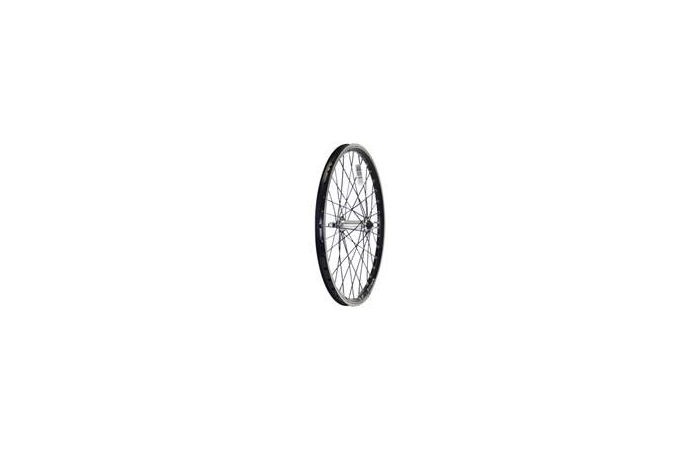 Voorwiel 20 x 1.75 Aluminium dubbelwandig zwart V-brake moeren