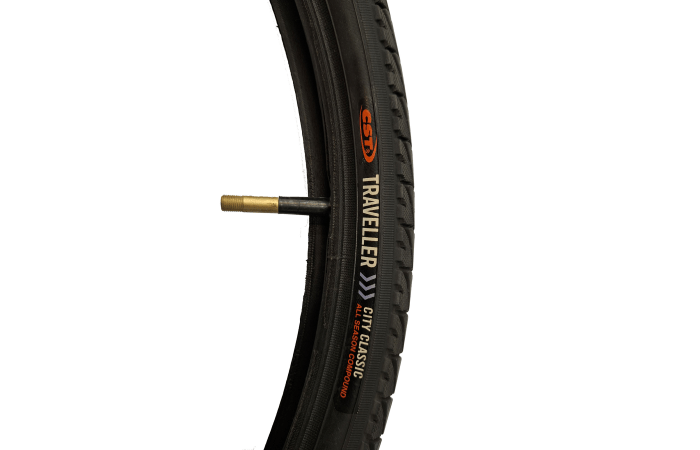 Buiten- en binnenband 26 x 1.75 CST Traveller City Classic - close-up